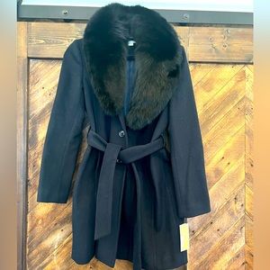 Michael Kors Double lapel Navy coat